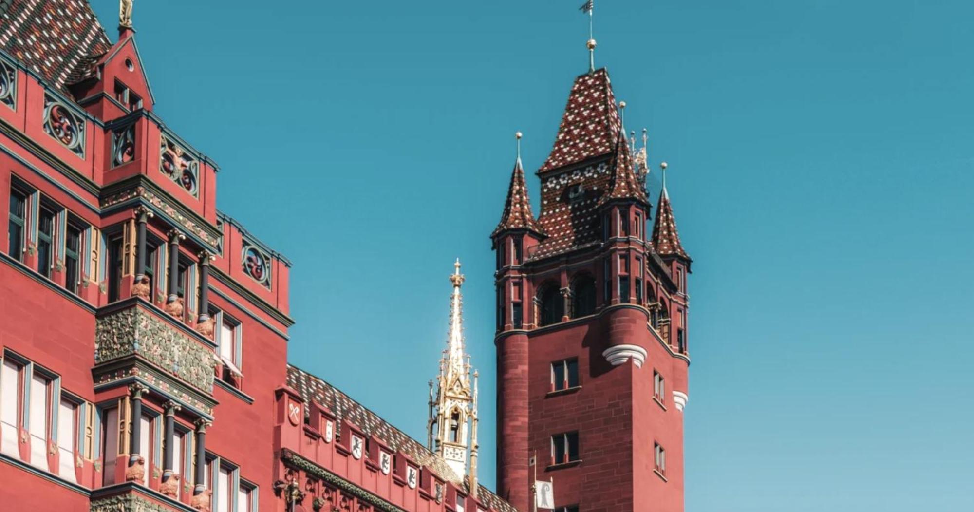 City Center Rooftop Balcony-Studio At Town Hall Basel Exterior foto